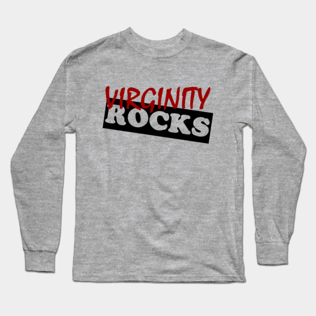 what is the meaning of the virginity rocks shirt